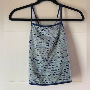 Vineyard Vines School of Whales girls 10-12 tankini swim top cute swim beach